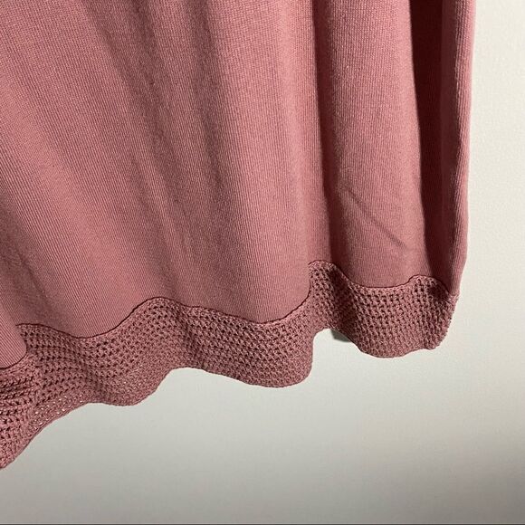 Context Women’s Sleeveless Scoop Neck Crochet Detail Mini Dress - Picture 5 of 5